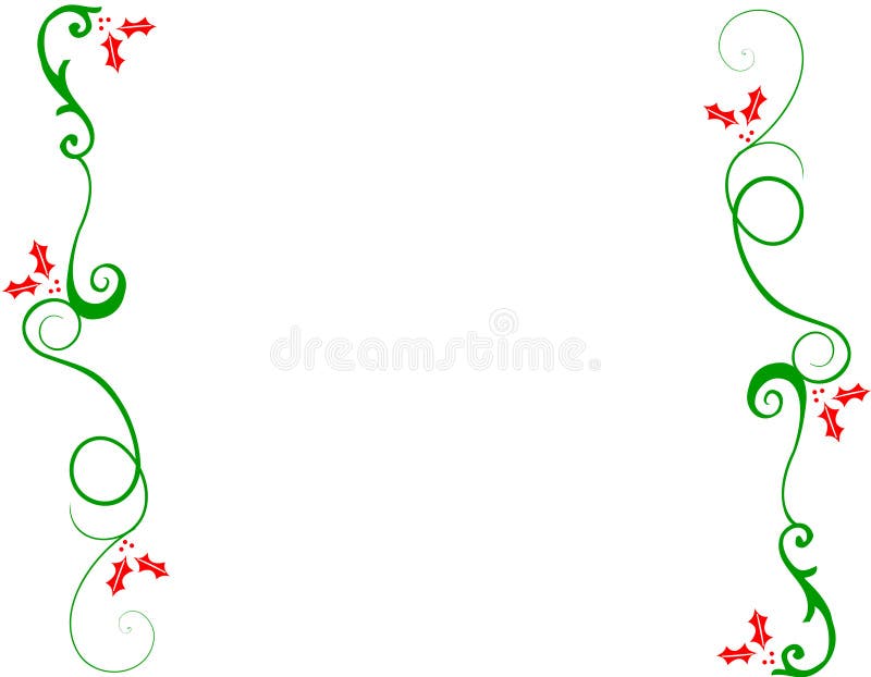 Decorative christmas border