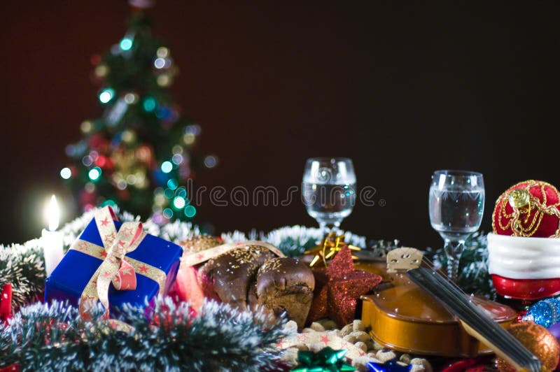 Decorative Christmas scene