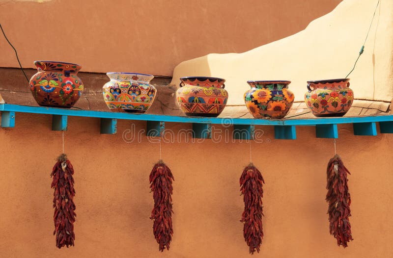 Decorative clay pots stock photo. Image of focus, decorative 39507334