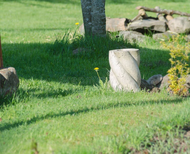 Decorative Clay Vases in Garden Stock Image Image of ancient, deco