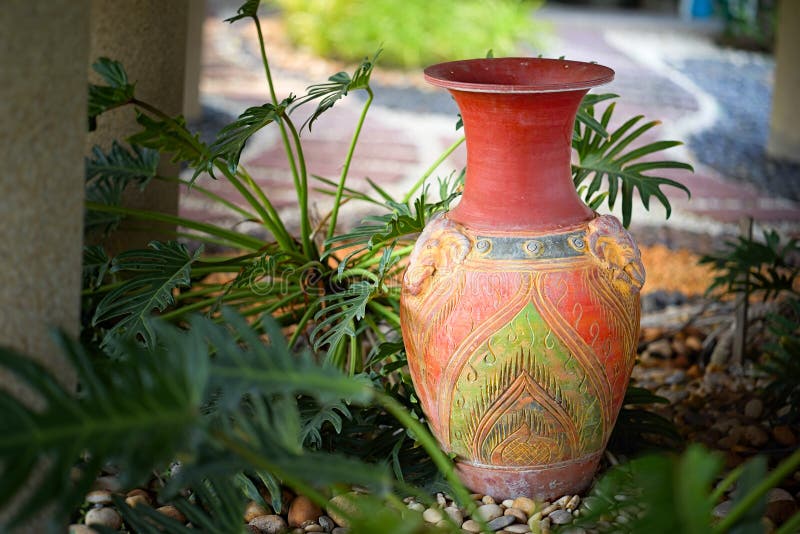 Decorative clay vases stock photo. Image of earthenware 111990980