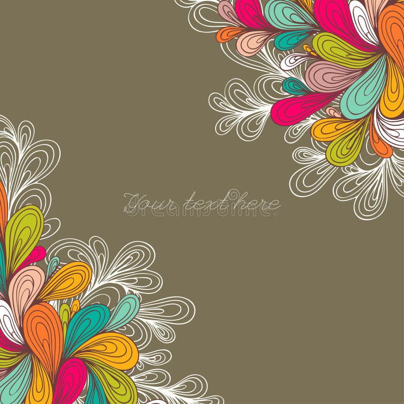 Decorative Color Element Border. Stock Vector - Illustration of card,  celebration: 66181809