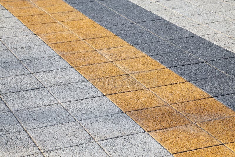 Decorative colorful sidewalk pavement stock photos Decorative colorful sidewalk pavement stock photos