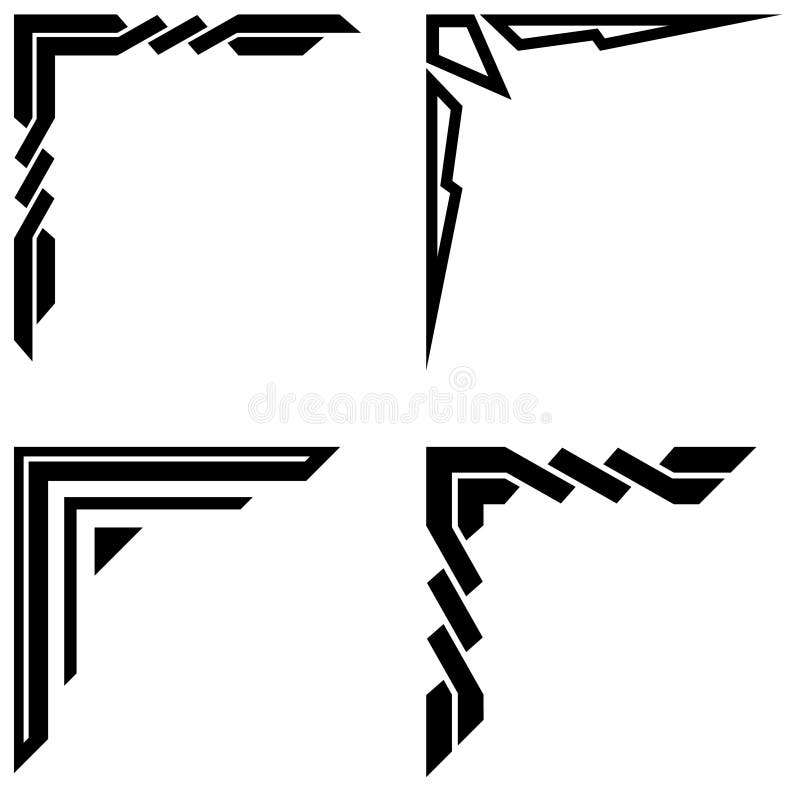 Decorative Corner Ornaments. Stock Vector Image 2218635