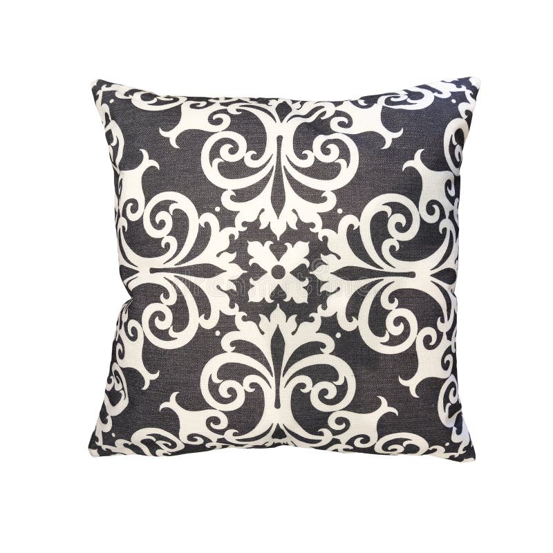 Decorative cushion with geometric pattern. stock photos Decorative cushion with geometric pattern. stock photos