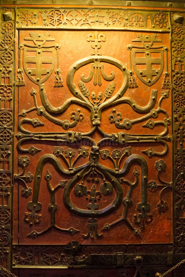 Decorative door panel stock photo. Image of intricate 23789816