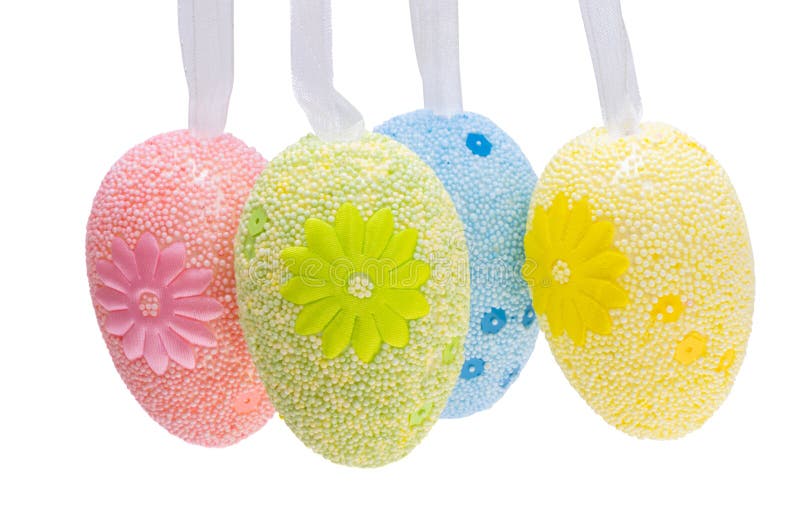 Decorative Easter Egg Isolated Stock Image Image of decorative