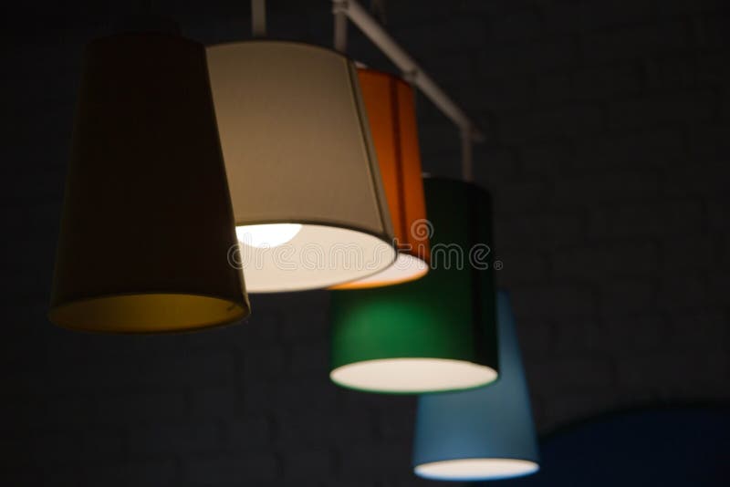 Decorative electric lights stock photo. Image of modern 93970850
