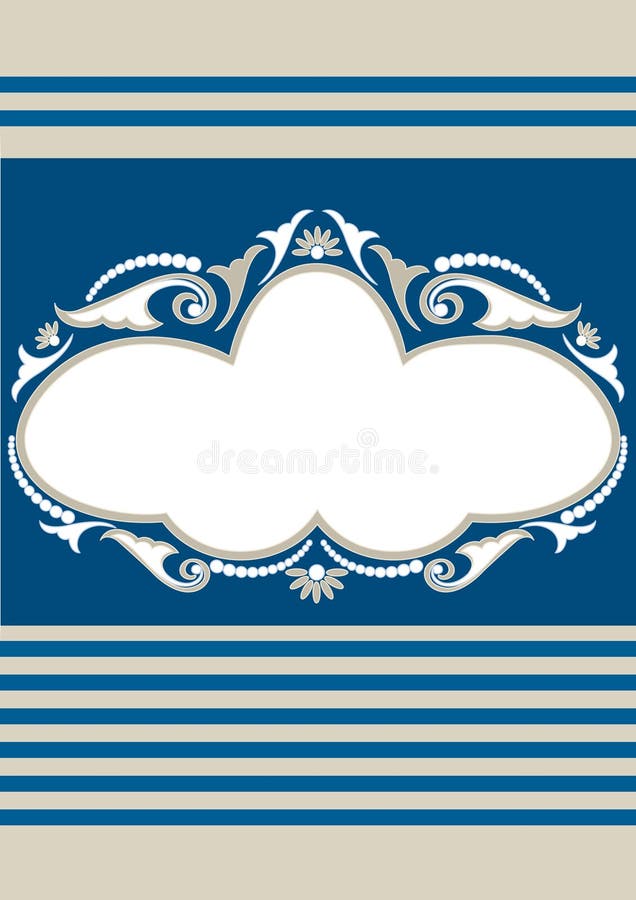 Decorative Frame Cards.Banner. Postcard.