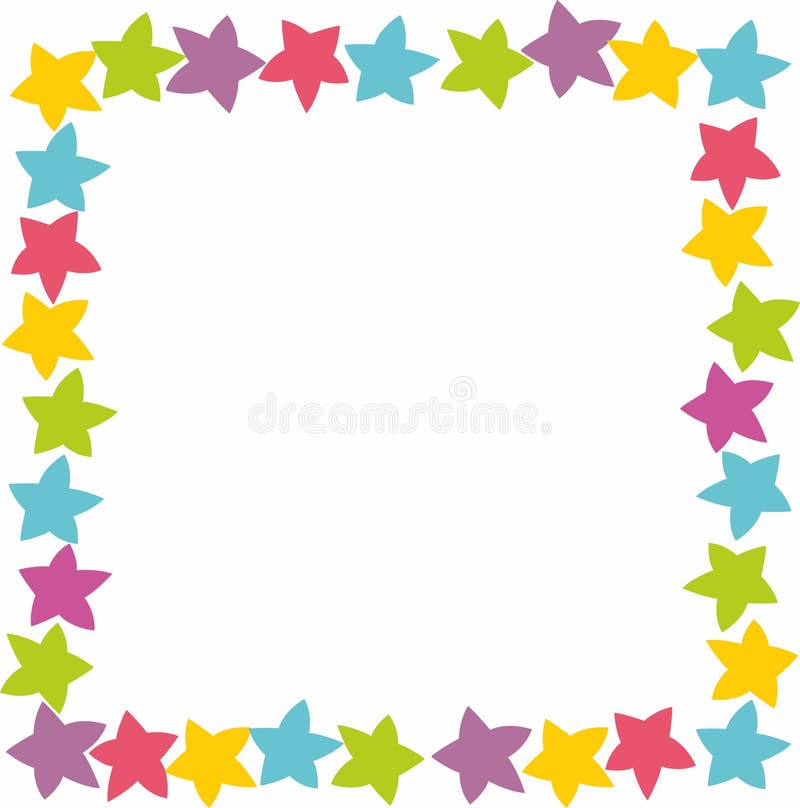 Decorative  frame with stars