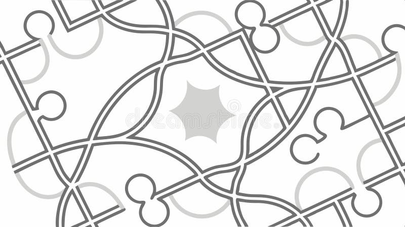 Decorative geometric pattern resembling a stylized cross or window vector design Generative AI vector illustration