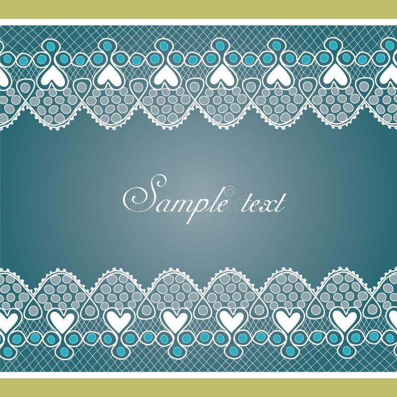 Decorative lace border stock vector. Illustration of soft 19640938