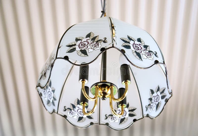 Decorative light fitting stock photo. Image of ceiling 7593306
