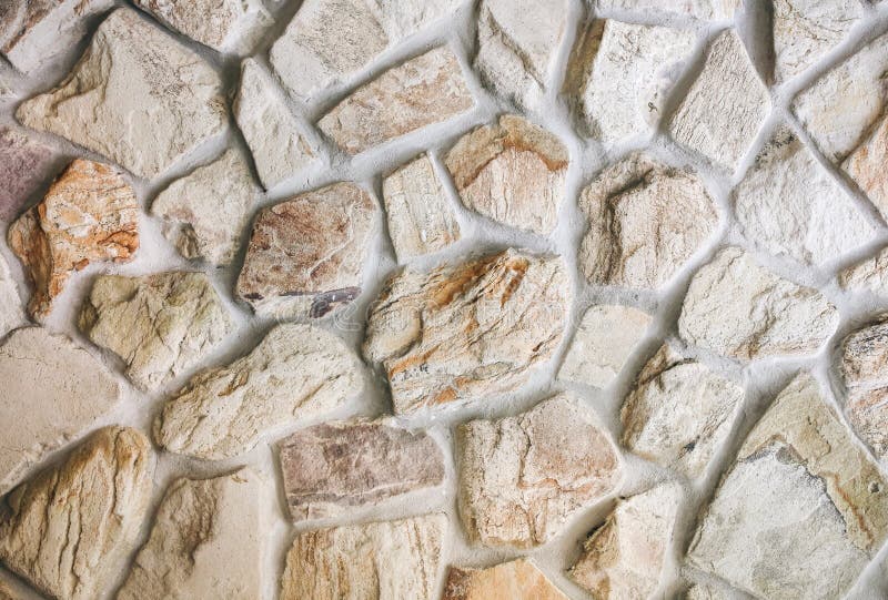 Decorative Natural Stones Wall Texture. Concrete Abstract Background