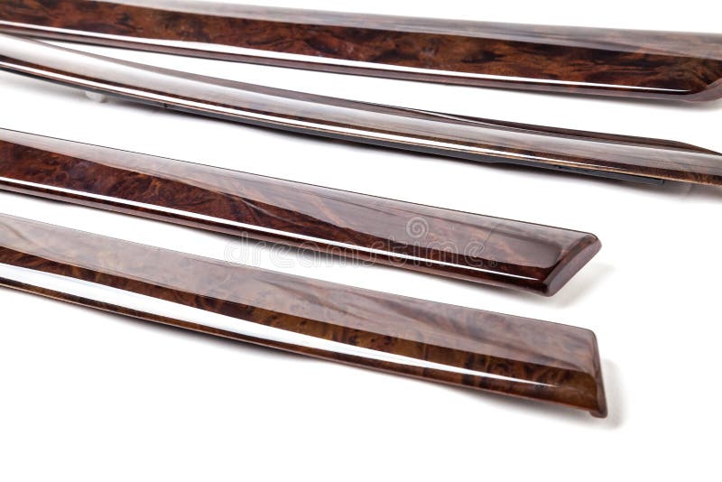 Decorative Overlay of the Panel and Doors of the Car Interior from the