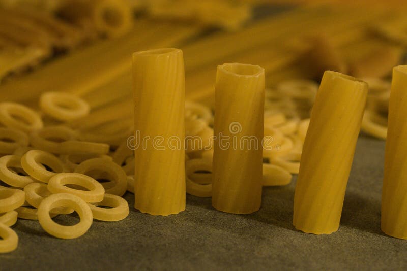Decorative Pasta variation stock photo. Image of macro 267333262