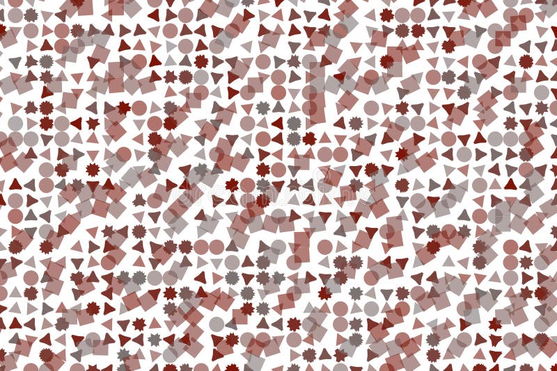 Decorative and pattern shape illustrations. Grid, gradient, tiled & abstract. stock illustration