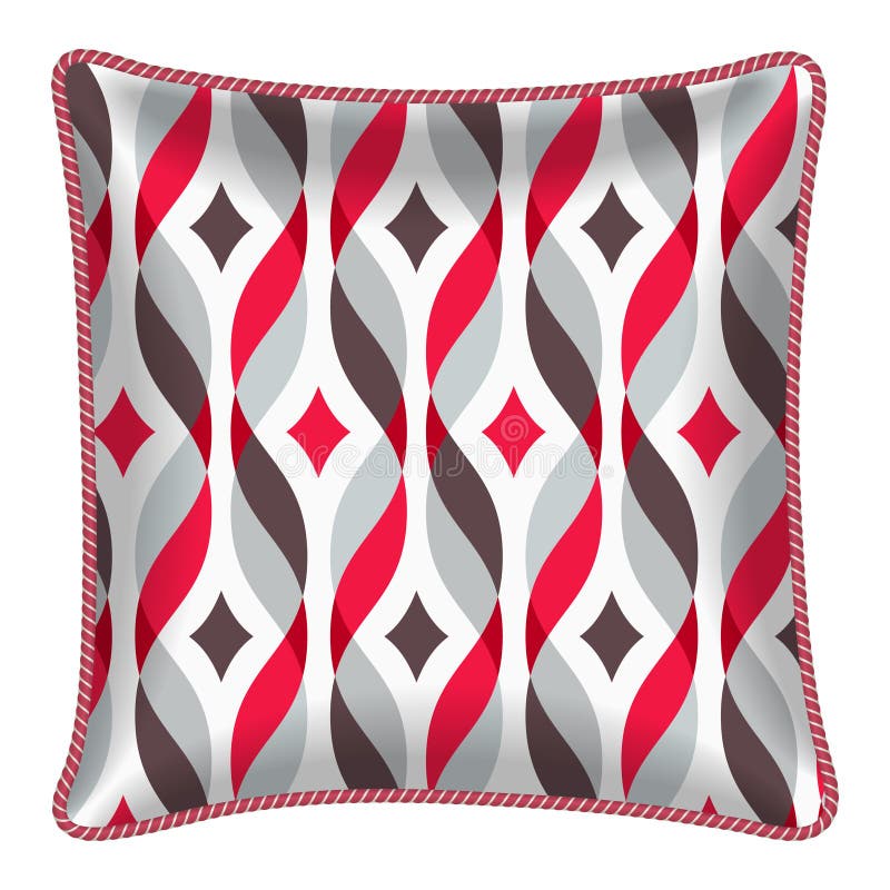 Decorative pillow stock vector. Illustration of accessory 35848141