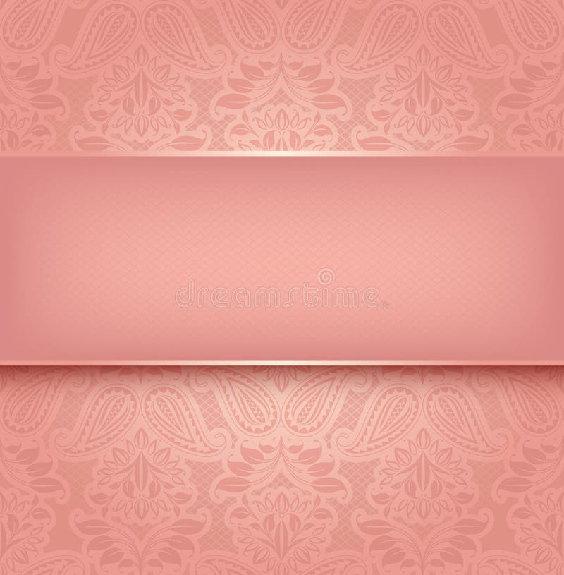 Decorative Pink Template Vector Illustration Stock Vector Decorative Pink Template Vector Illustration Stock Vector