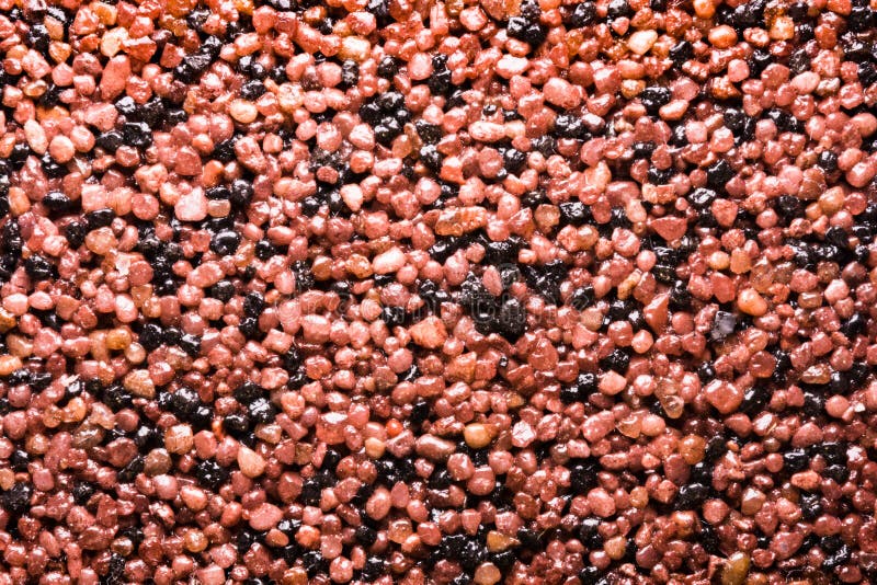 Decorative Plaster on the Basis of Small Colored Marble Stones and