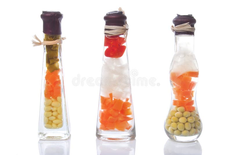 Decorative Preserved Vegetables Stock Photo Image of bottled, organic 24744166