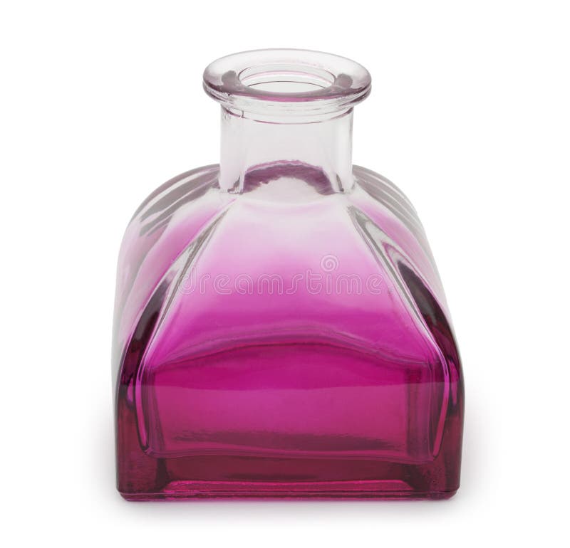 Beautiful Purple Glass Bottle 