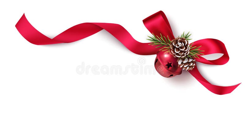 Red gift bows. Realistic silk ribbons with bow, - Stock Illustration  [67399349] - PIXTA