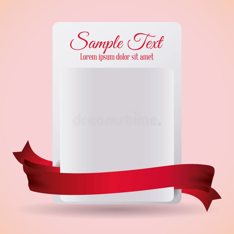 Decorative ribbon design. stock vector. Illustration of abstract 58470516