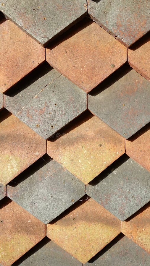 Decorative Roof Tiles stock photo. Image of roof, detail 46954032