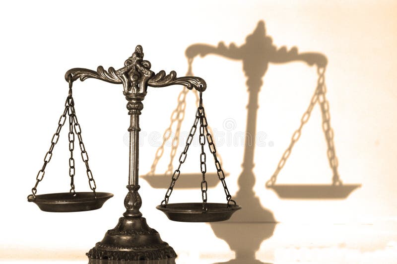 Decorative Scales Of Justice Stock Photo - Image of courthouse, legal