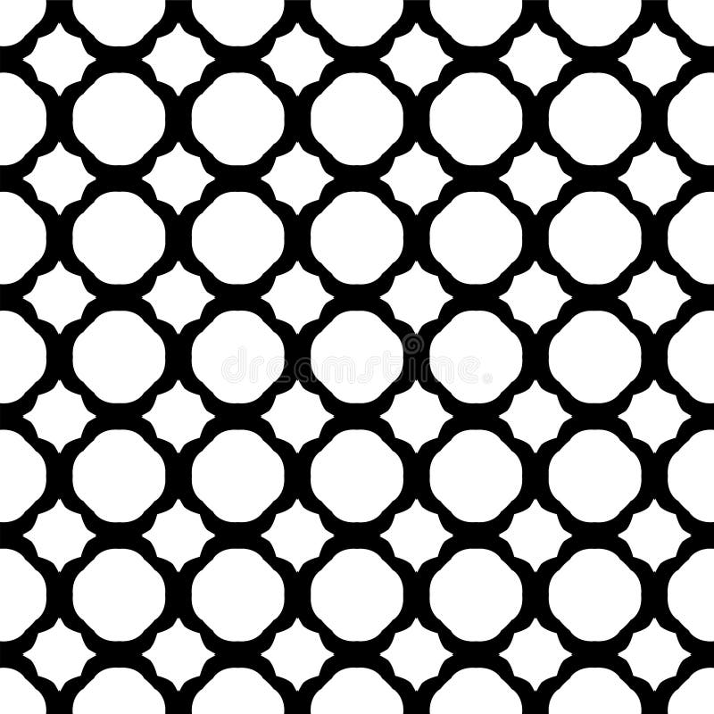 Decorative Seamless Grid Pattern Stock Vector Illustration of