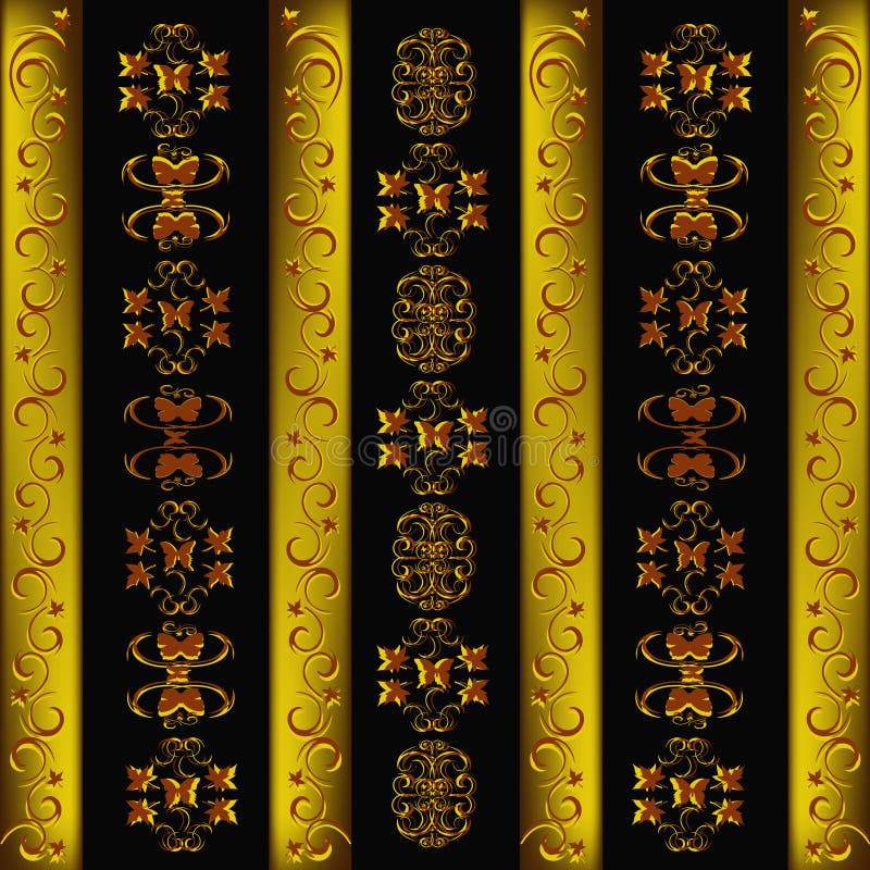 Decorative seamless wallpaper