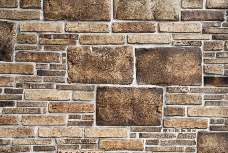 Decorative stones wall stock photo. Image of texture 61515516