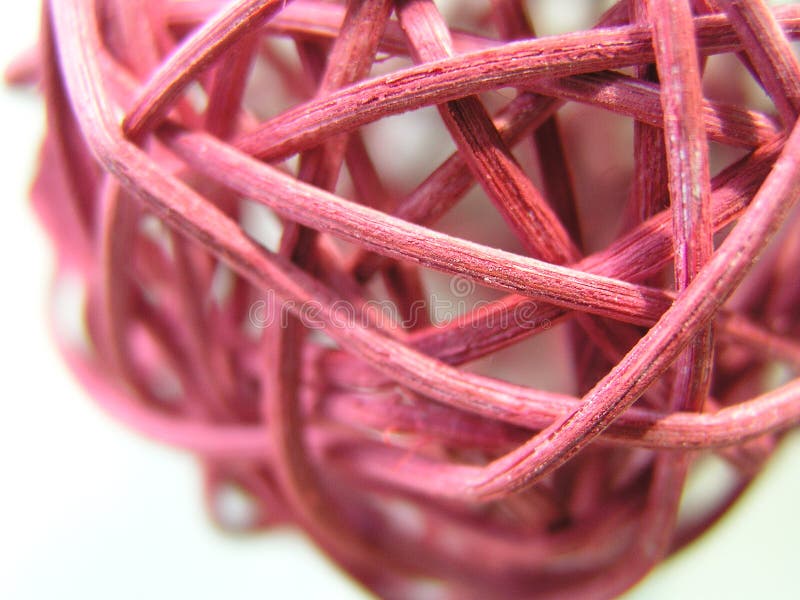 Decorative Straw Ball royalty free stock image