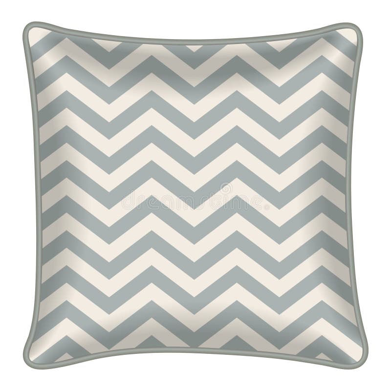 grey zig zag cushions