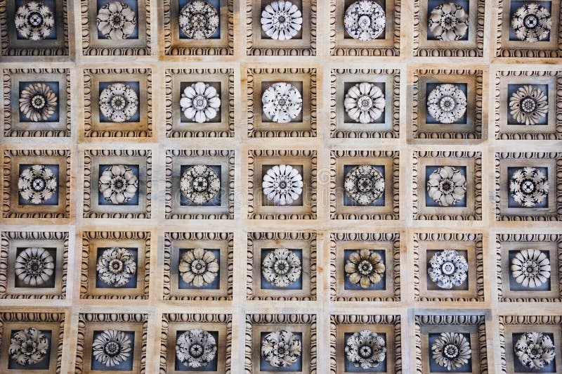 Decorative Tile Ceiling of Wall Covering Stock Photo Image of ornate