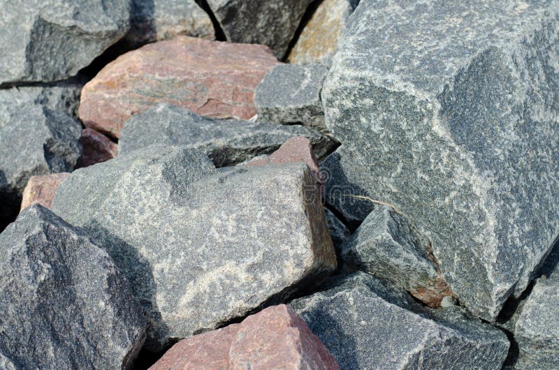 Decorative Tiles. the Structure of the Stone. a Wall of Stones. Stock