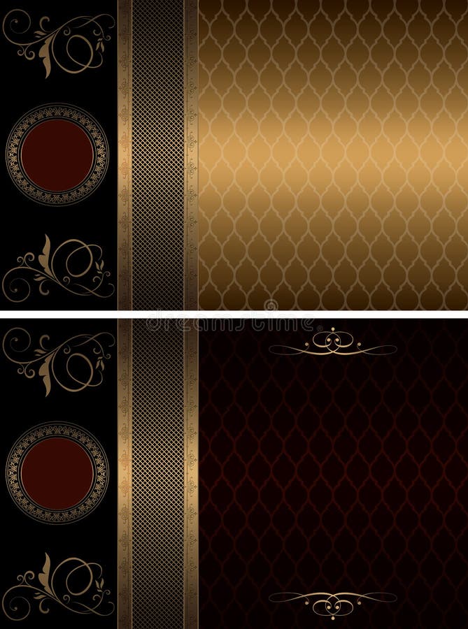 Decorative vintage backgrounds. vector illustration