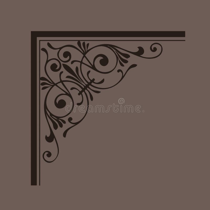 Decorative Vintage Design Element