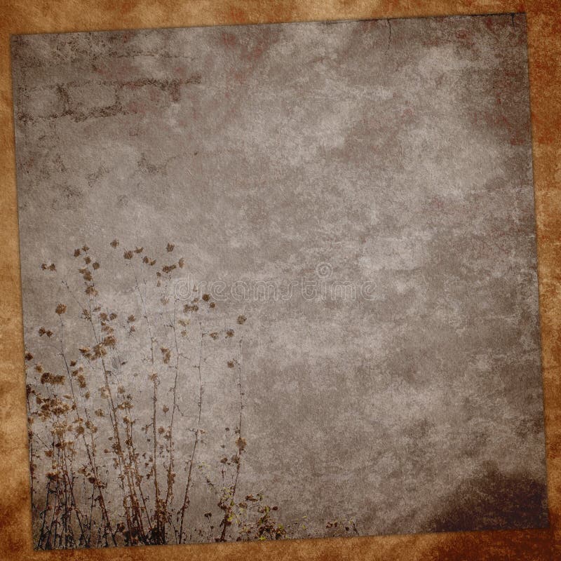 Decorative vintage paper stock illustration. Illustration of nature