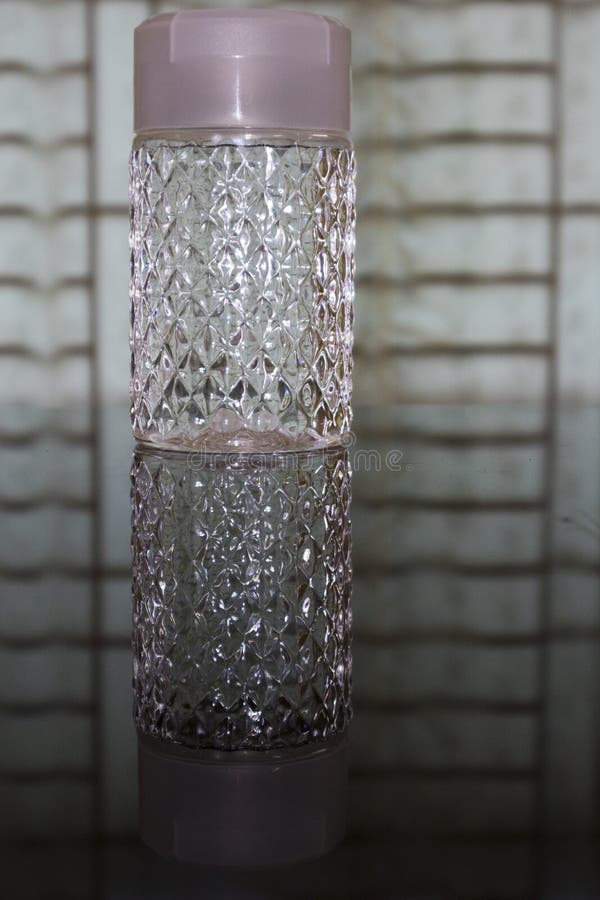 A Decorative Water Bottle on the Table Stock Photo Image of diamond
