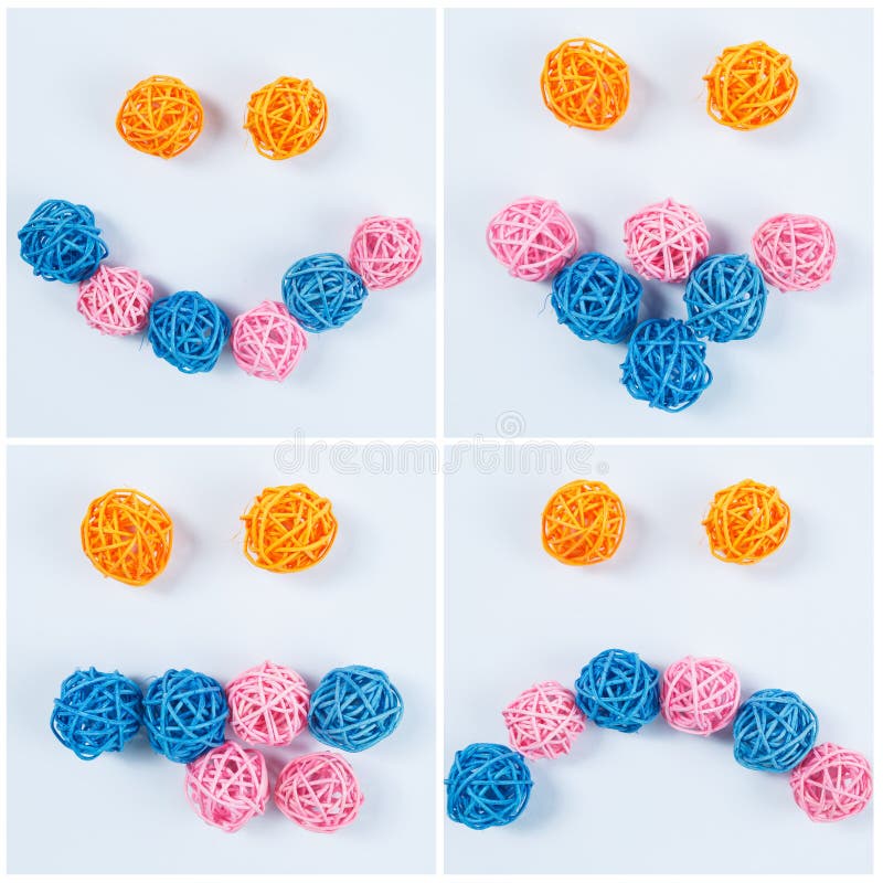 Decorative wooden balls stock photo. Image of isolated 52525808