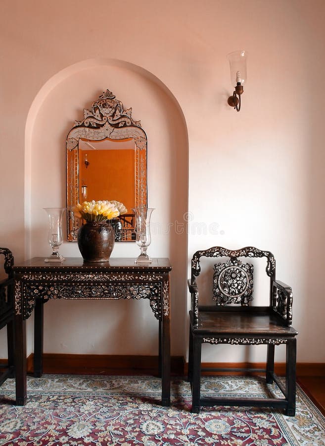 Decorazione cinese del malay degli stretti etnici fotografia stock Decorazione cinese del malay degli stretti etnici fotografia stock