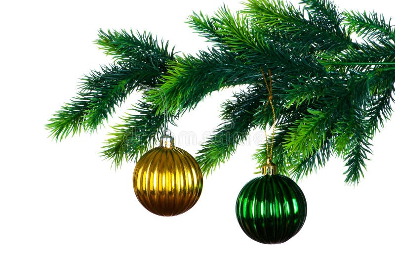 Decorazione di natale isolata fotografia stock Decorazione di natale isolata fotografia stock