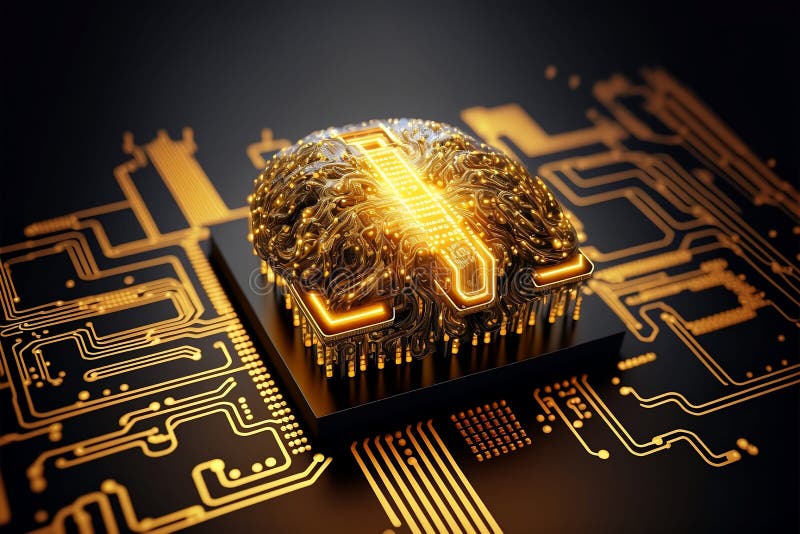 Decorazioni di circuiti per il futuro : l'intelligenza artificiale digitale elabora grandi dati sulla fibra ottica ad alta velocit. aie generativa.