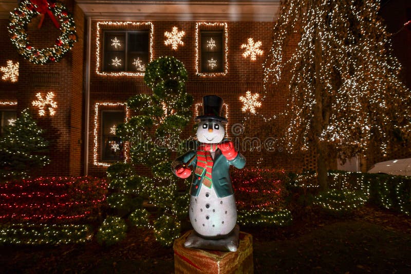 Decorazioni Di Natale New York Fotografia Editoriale Immagine Di Sfera Midtown 50201452