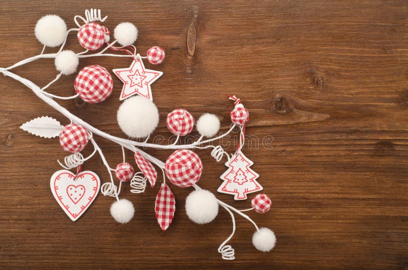 Decoração de Natal bonita fotografia de stock