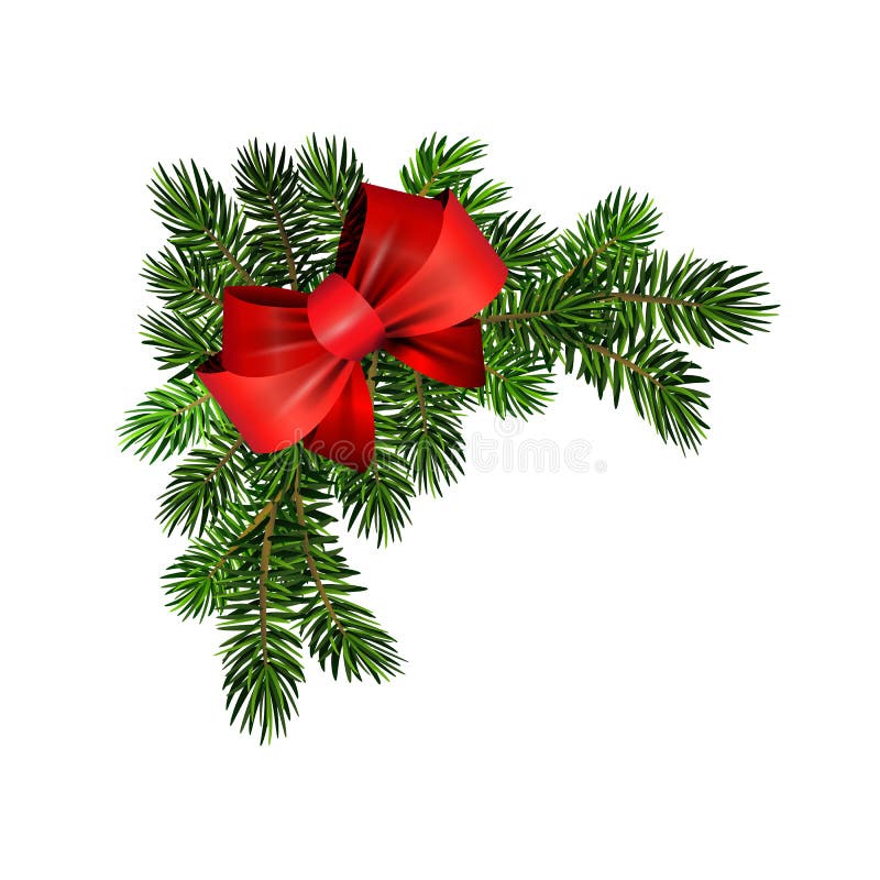 decoração de esquina de Natal com terra fria de Natal, vermelha Vetor ilustração stock decoração de esquina de Natal com terra fria de Natal, vermelha Vetor ilustração stock
