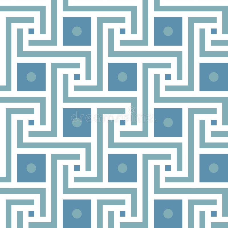 Decoração geométrica (vetor) ilustração royalty free