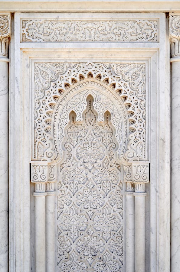 Decoração marroquina do mausoléu de Mohammed V em Rabat